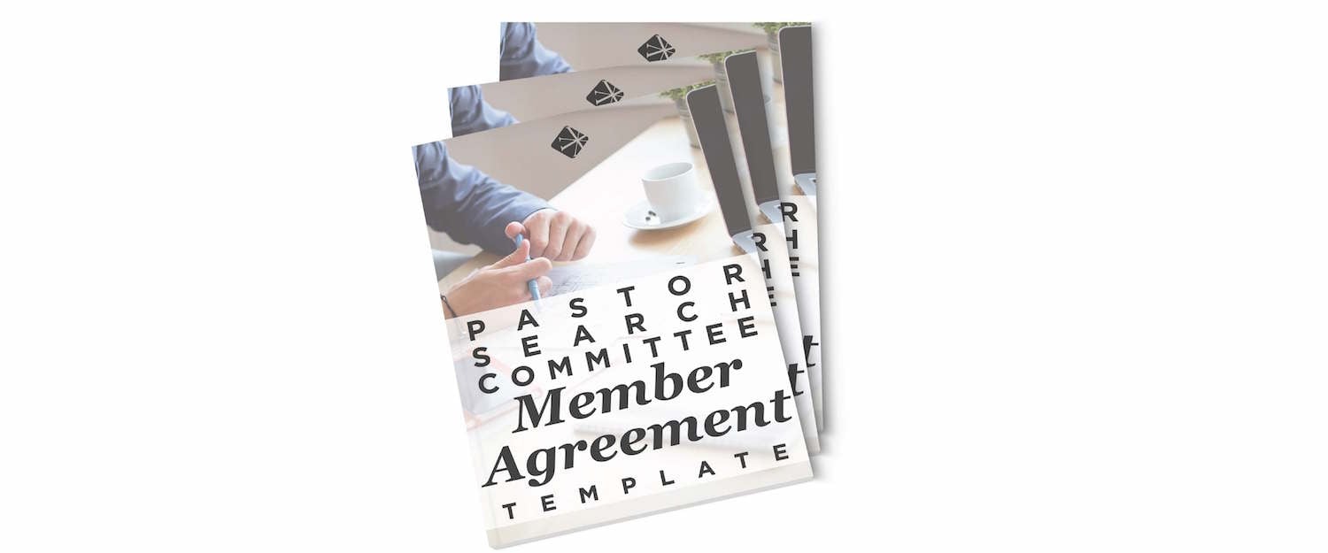 Southern Baptist Pastor Search Committee Member Agreement Template Download